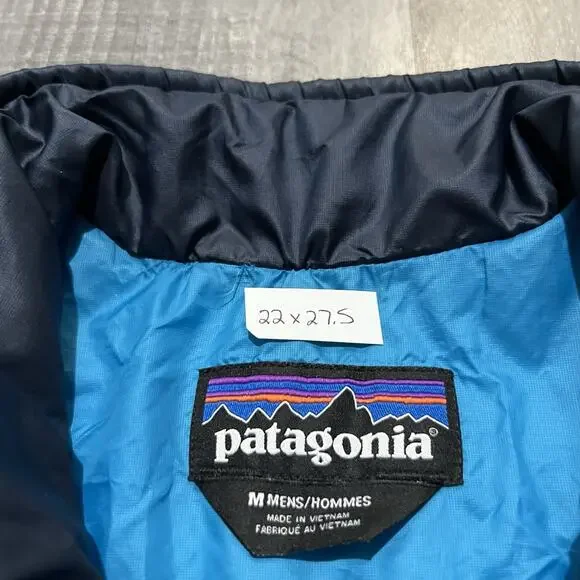 Patagonia Nano Puff Pullover Navy Blue Puffer Jacket Outdoor Hike Men's Medium - Picture 6 of 6